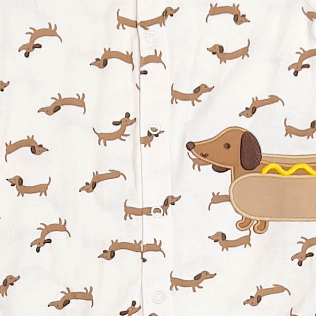 DOG PATTERNED JUMPSUIT