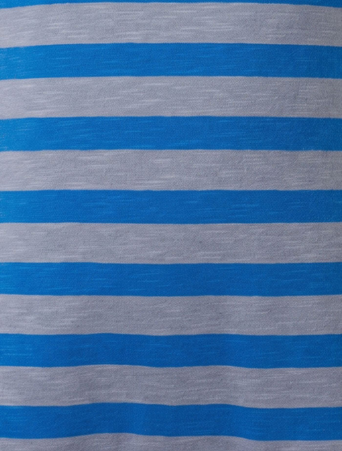 Blue and grey stripes jumpsuits
