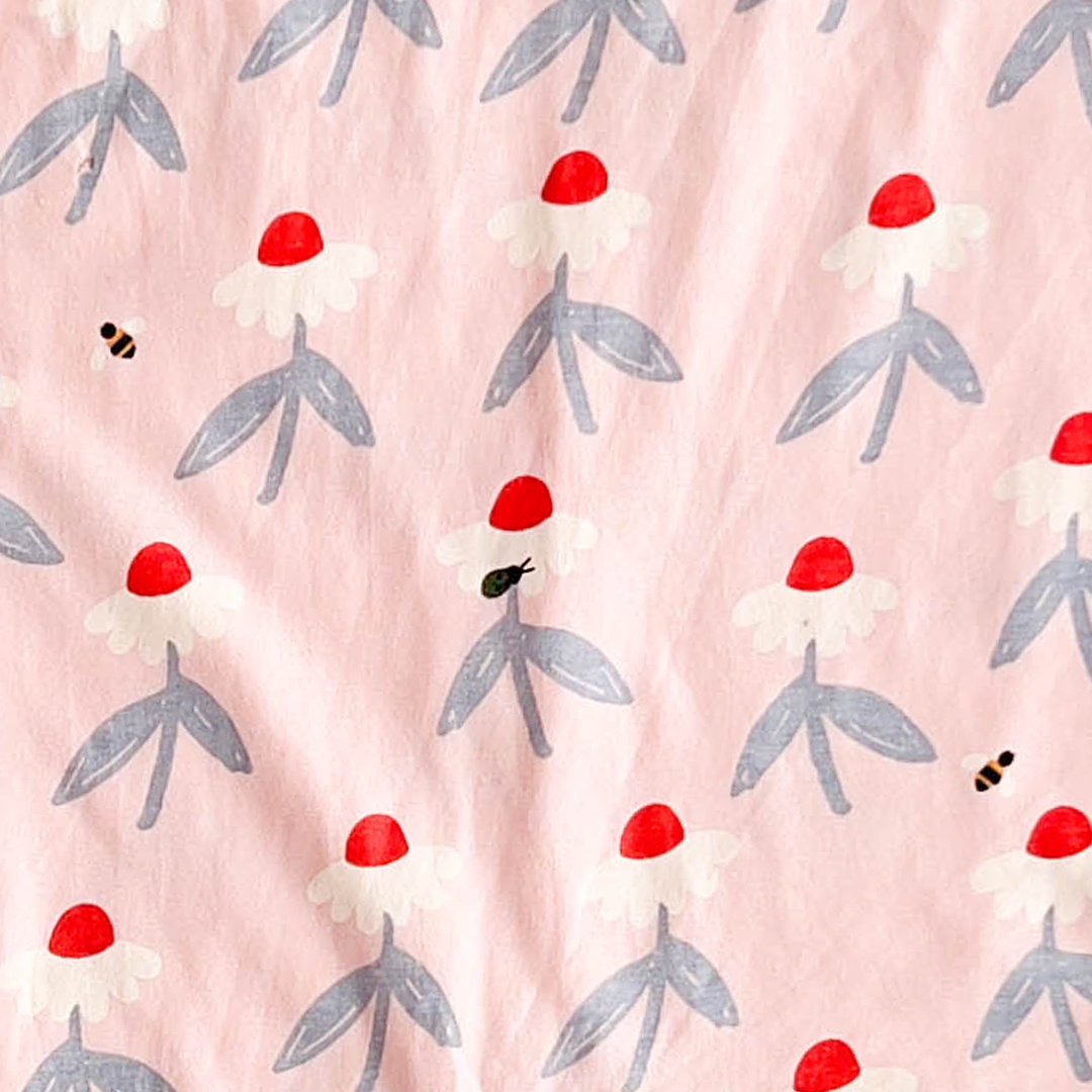 PINK FLORAL SLEEVELESS ROMPER