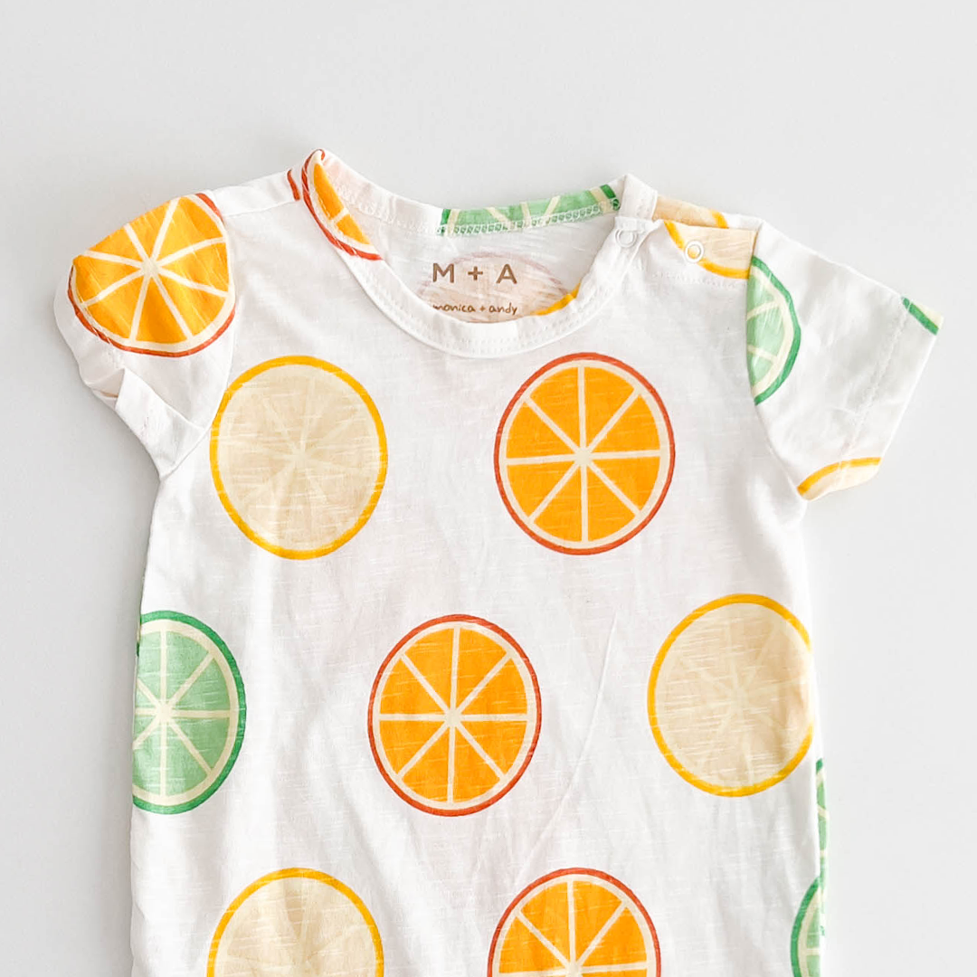 CITRUS PATTERNED JUMPSUIT