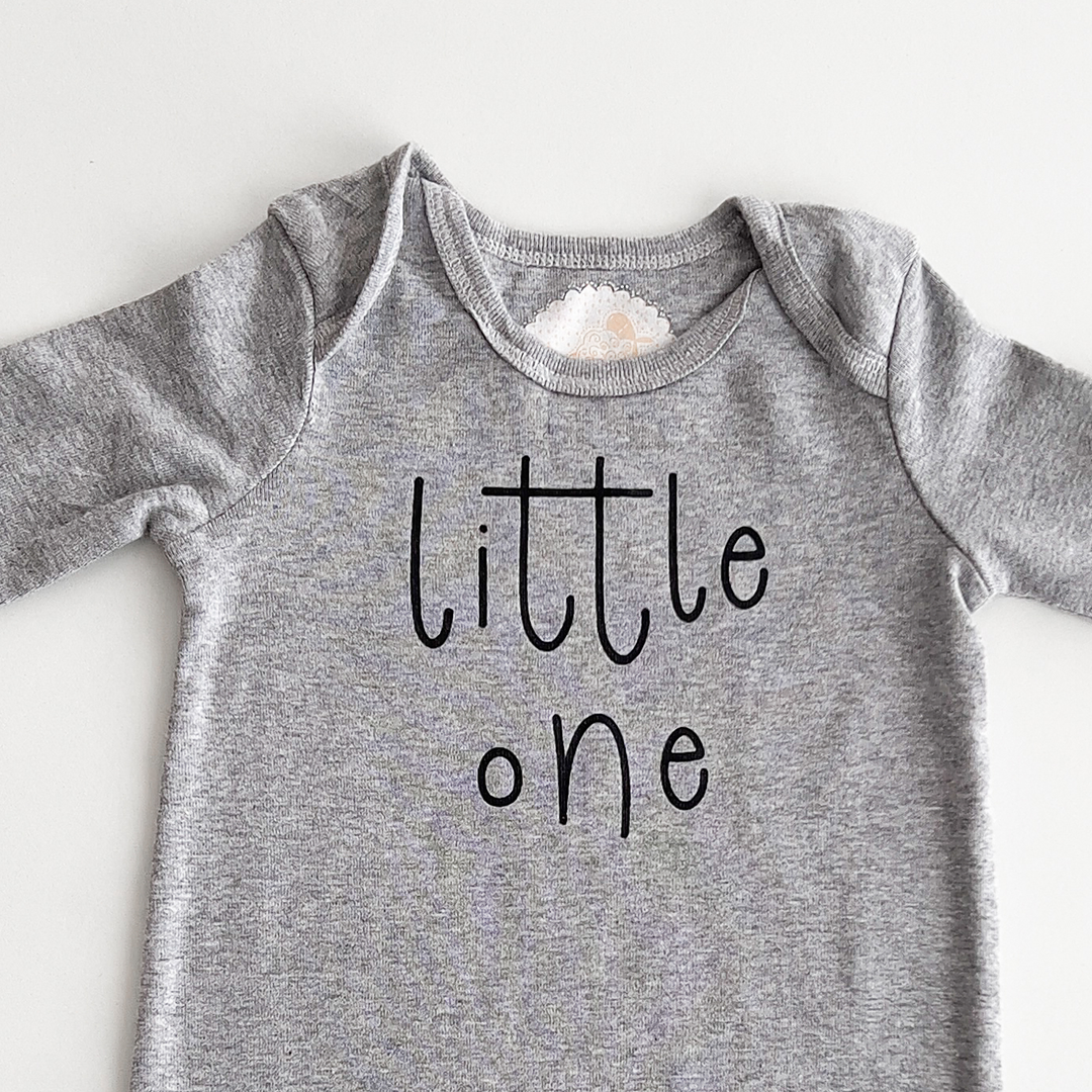 LITTLE ONE GREY ROMPER