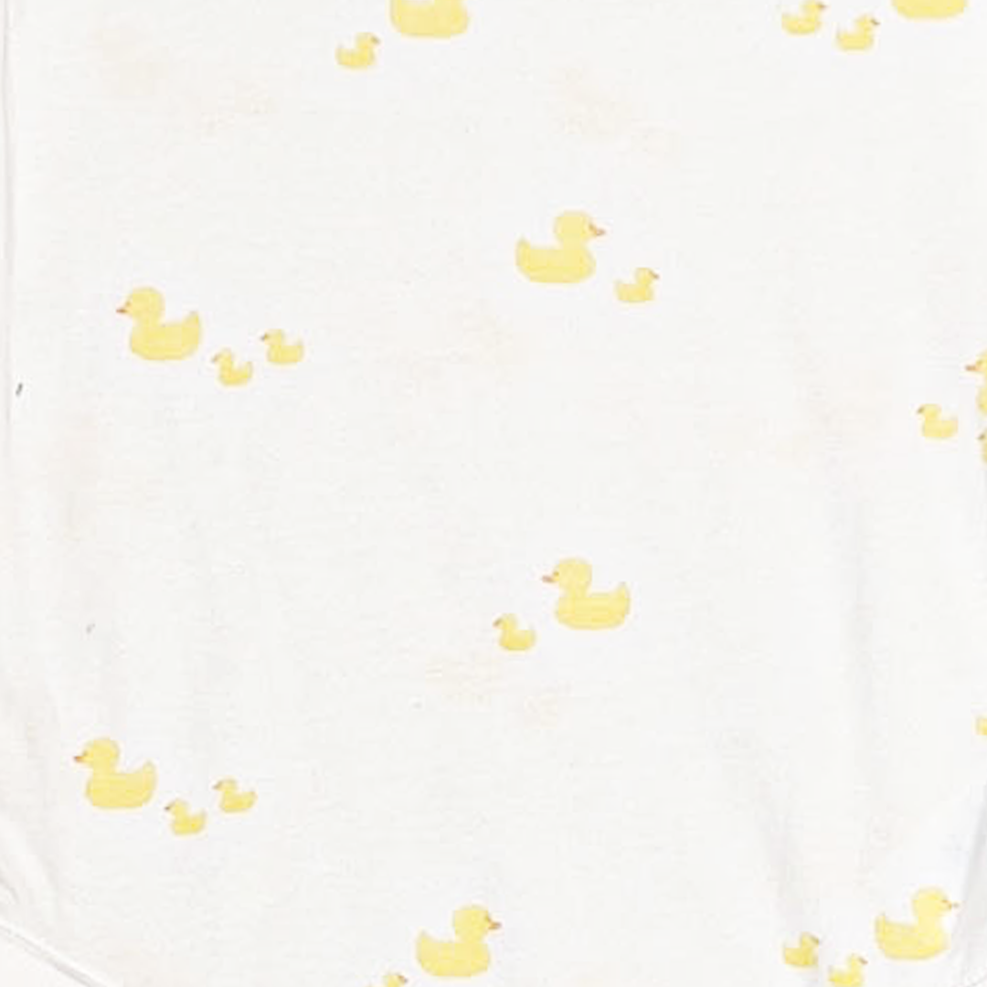 YELLOW DUCK PRINTED ONESIE