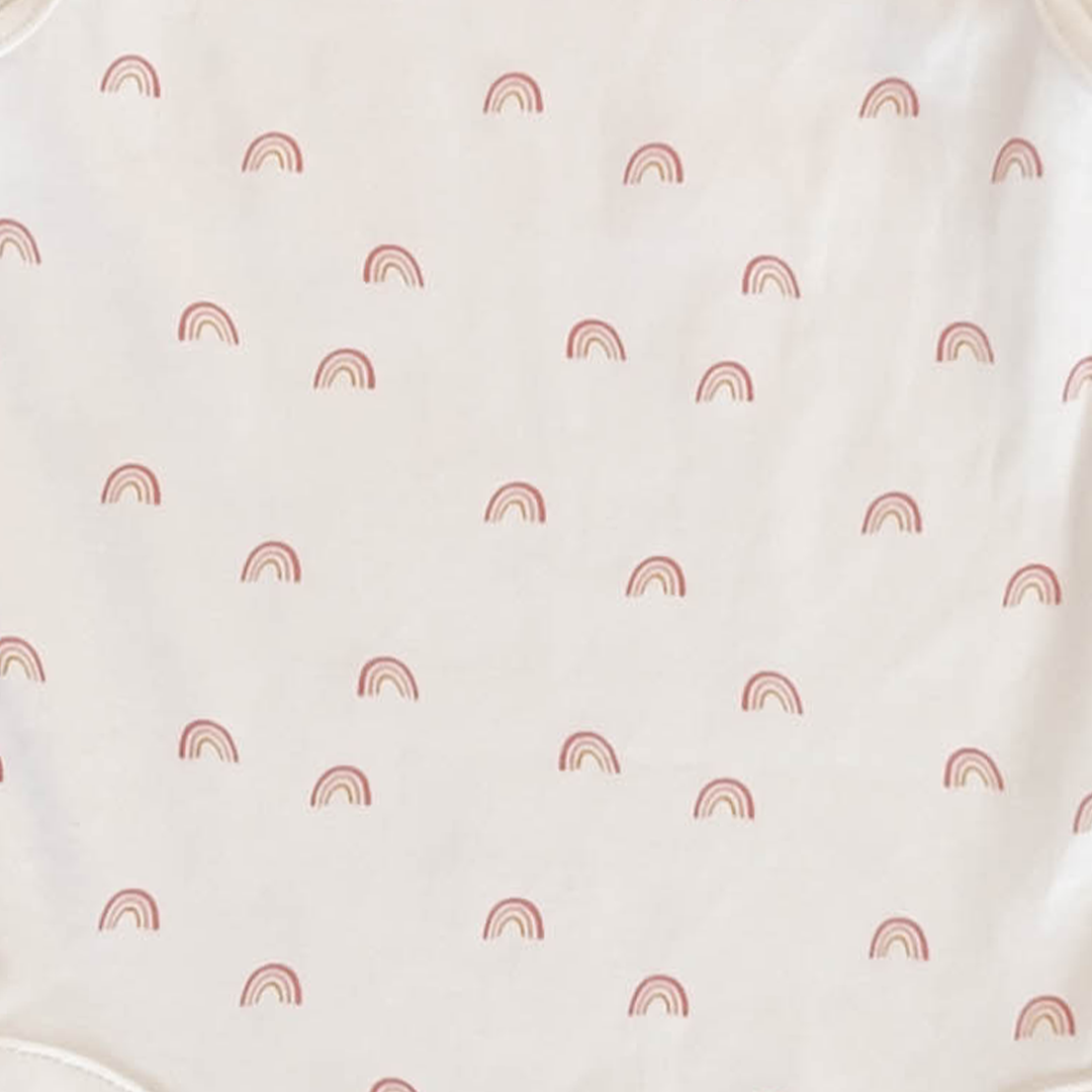 RAINBOW PRINTED SLEEVLESS ONESIES