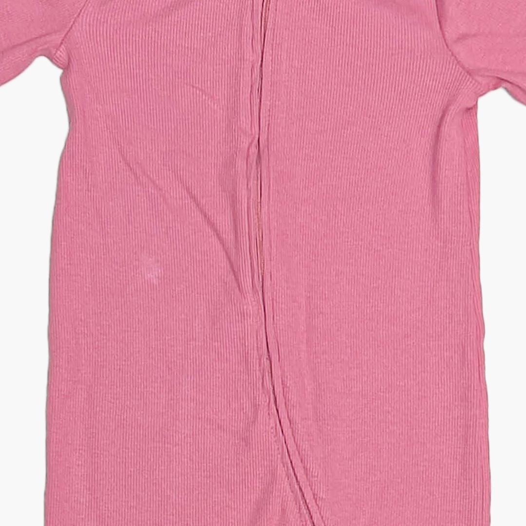 PINK RIBBED ROMPER
