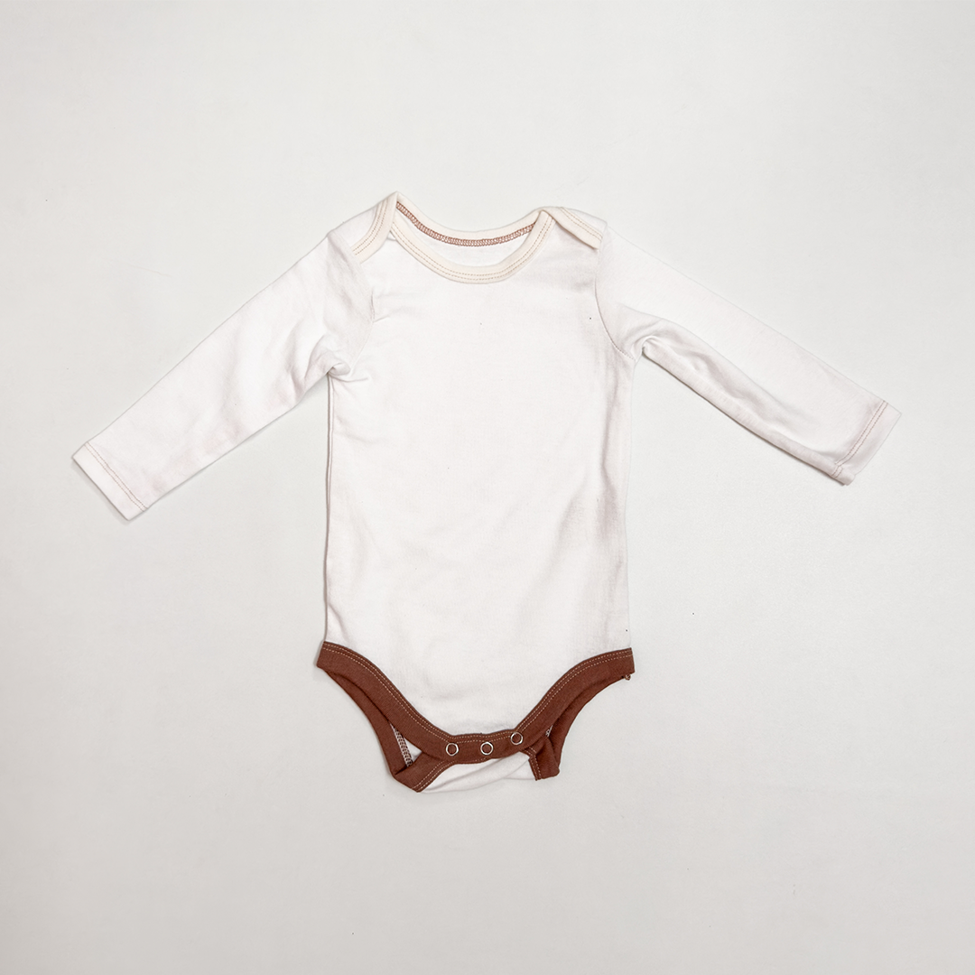 WHITE UNISEX ONESIE