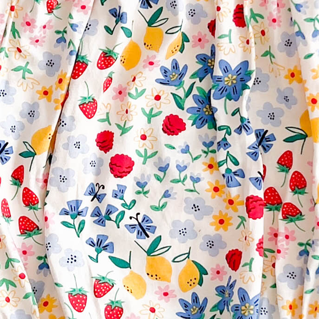 MULTICOLOR FLORAL FANCY ONESIE