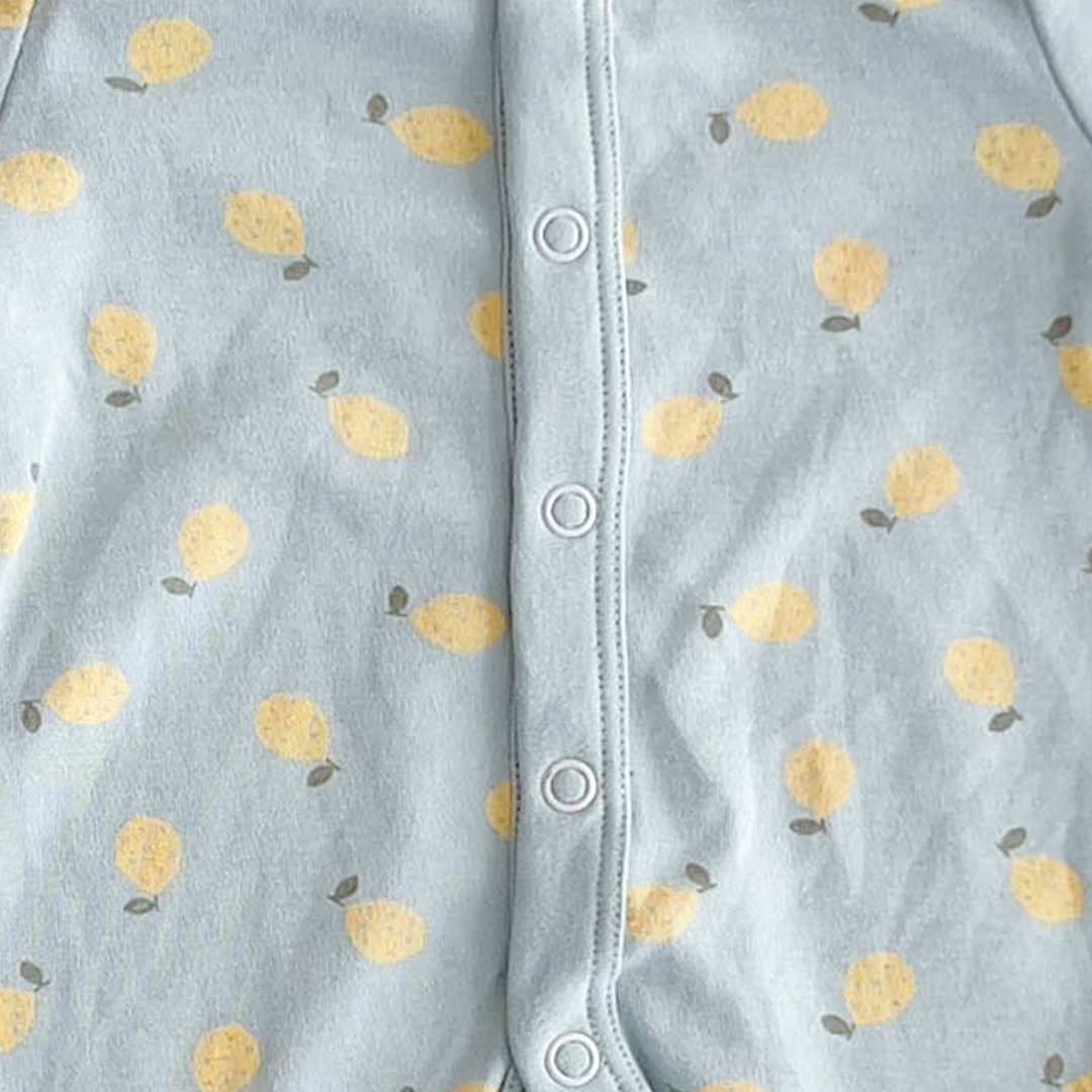 PISTACHIO LEMONE PRINTED ROMPER