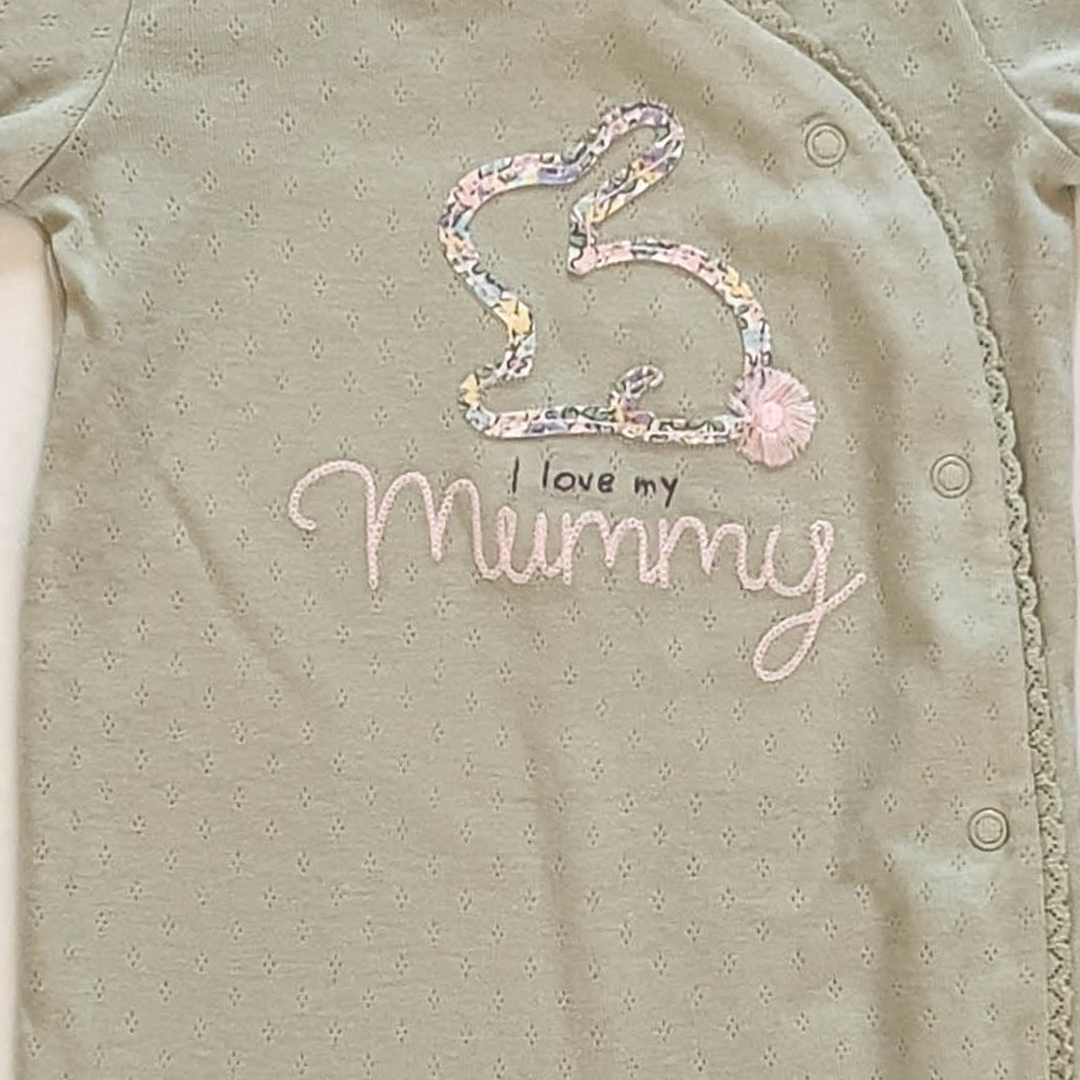 PREMIUM SAGE POINTELLE SLEEPSUIT