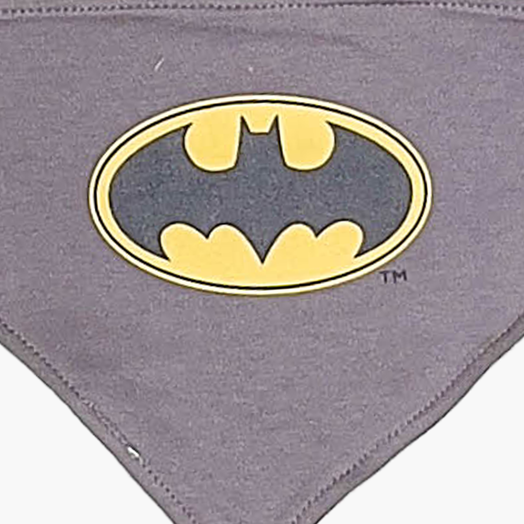 BATMAN PRINTED GREY BIB