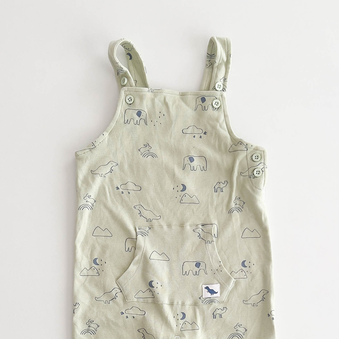 SAGE GREEN DUNGAREE
