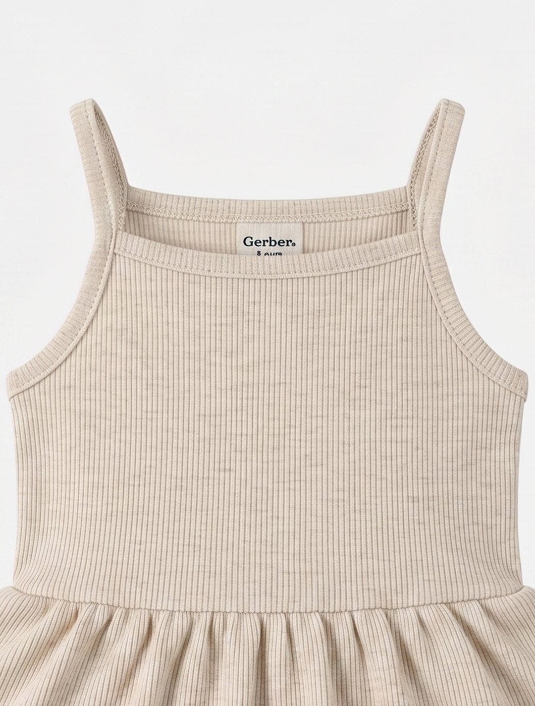 BEIGE POINTELLE SUNSUIT