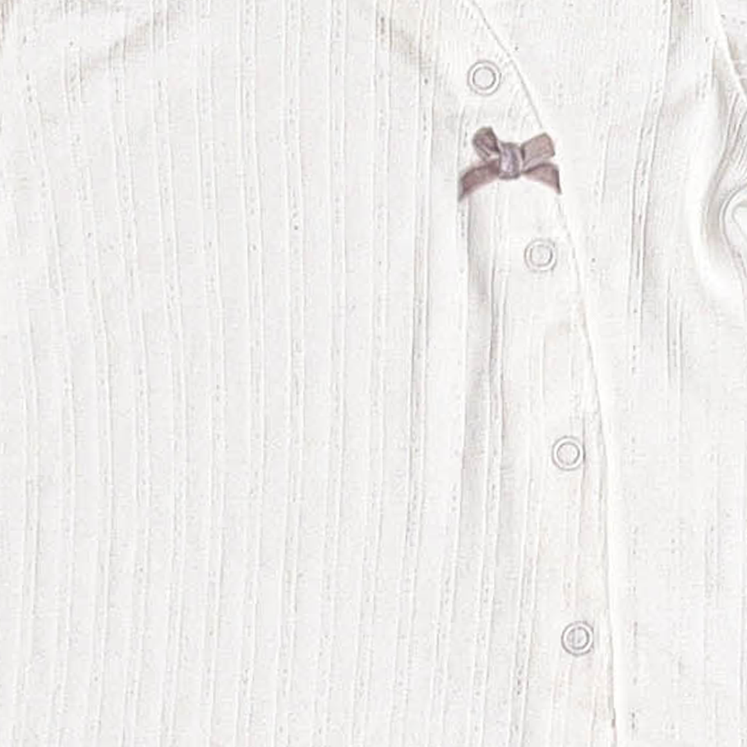 WHITE POINTELLE ROMPER