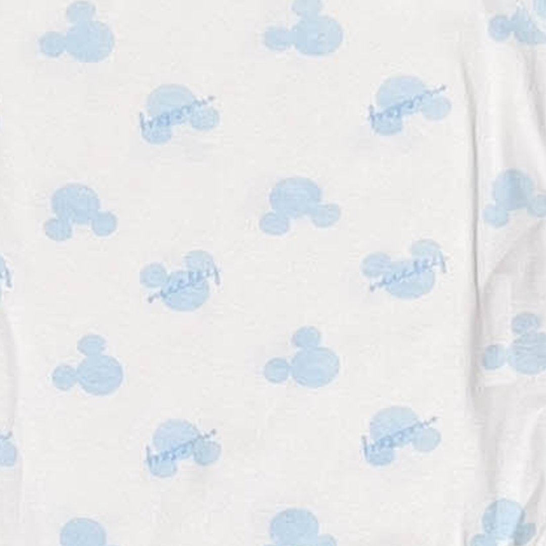 BLUE MICKEY PRINTED ONESIE