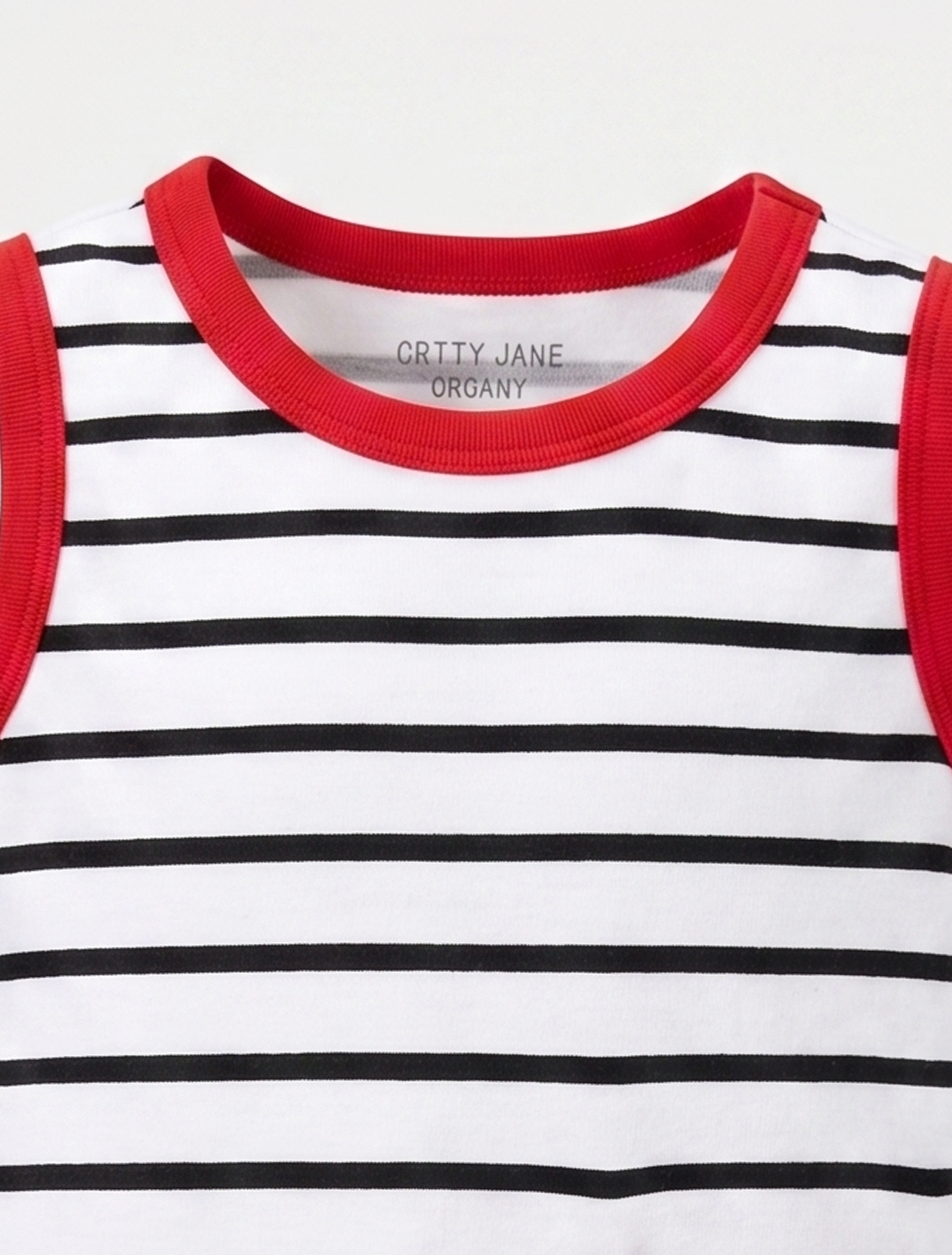 STRIPED RED JUMPSUIT