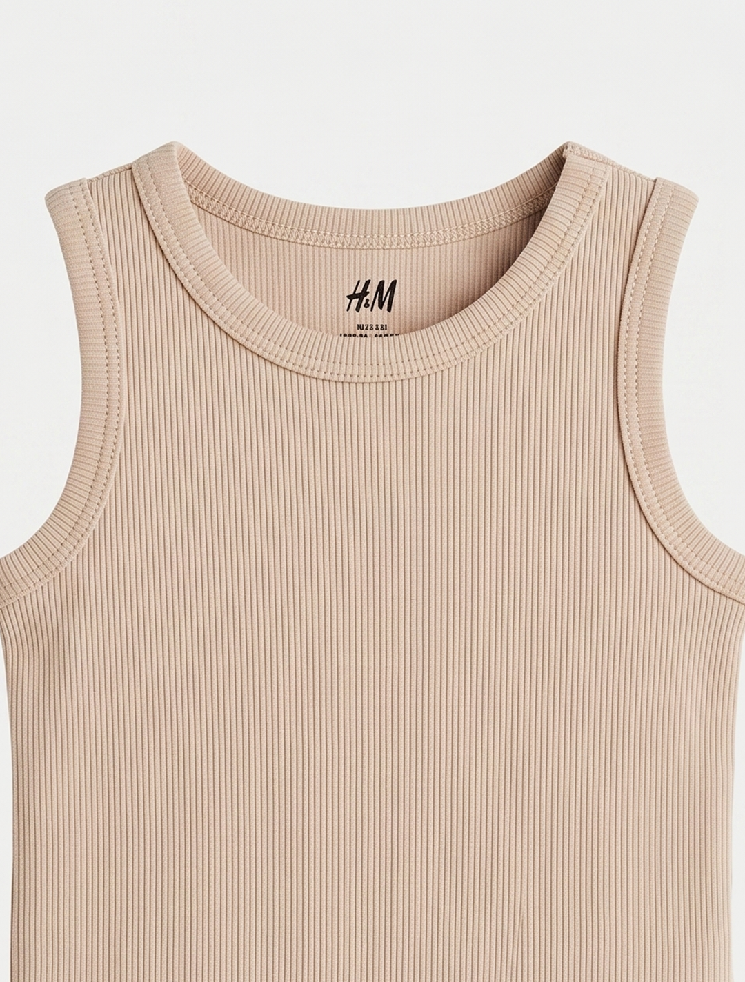 BEIGE SLEEVLESS ONESIE