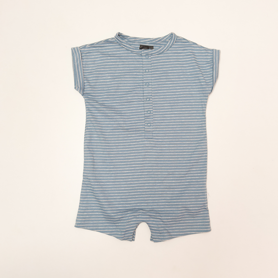 BLUE STRIPED JUMPSUIT