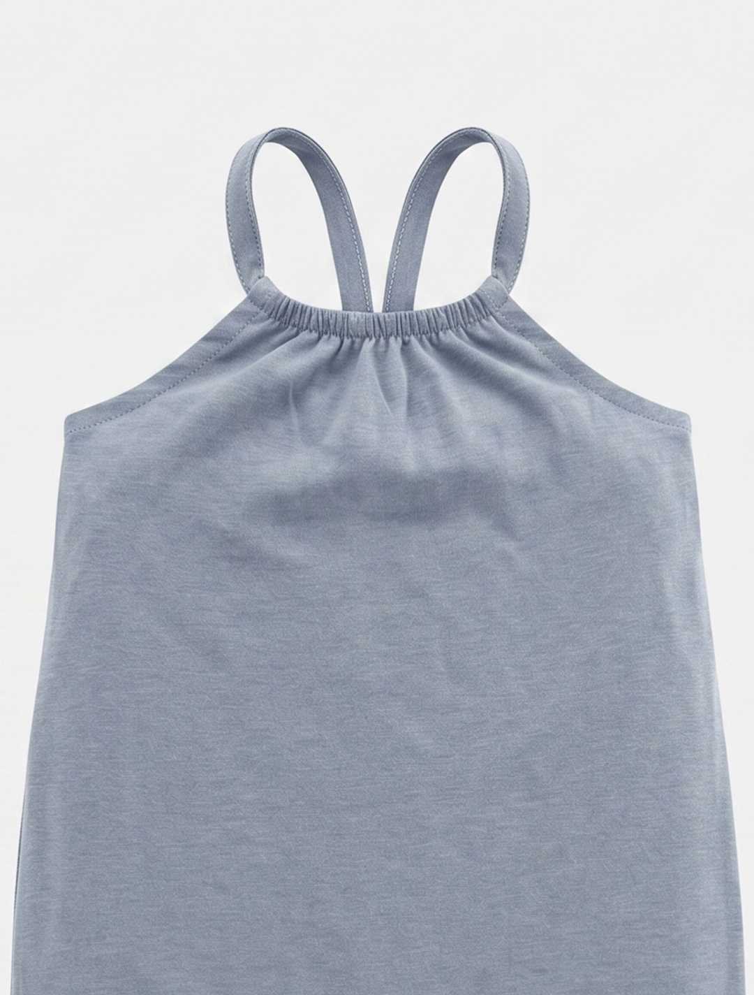 Light blue sleeveless romper
