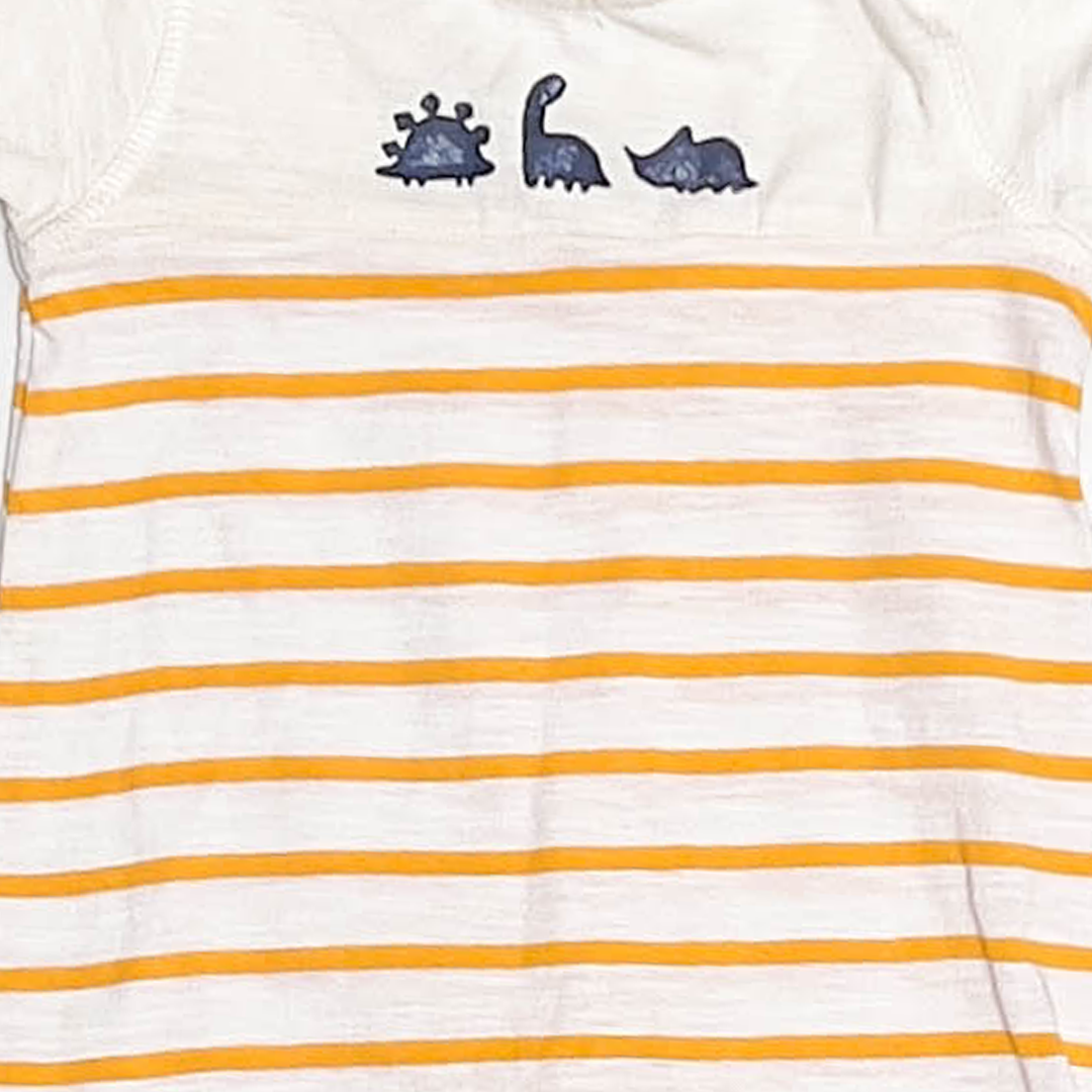 YELLOW STRIPED JUMPSUIT