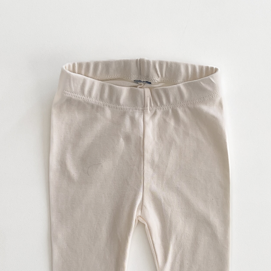 OFF WHITE PLAIN COTTON PANTS