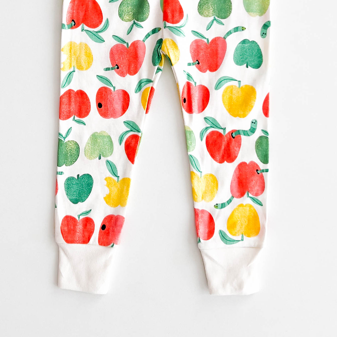 APPLE PATTERNED PANTS