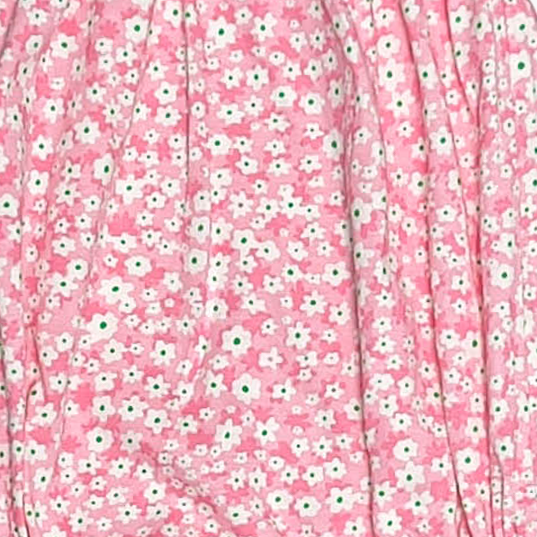 PINK FLORAL FANCY ONESIE