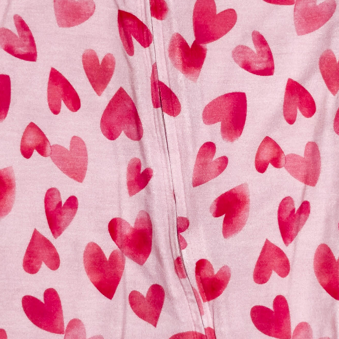 PINK LOVE VISCOUS ZIPPER JUMPSUIT