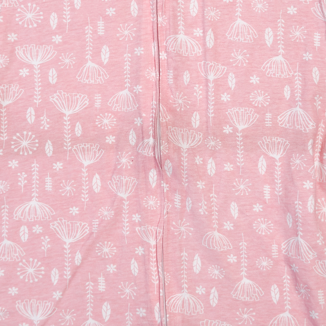 PINK PATTERNED COTTON ONELAYER SLEEPING BAG