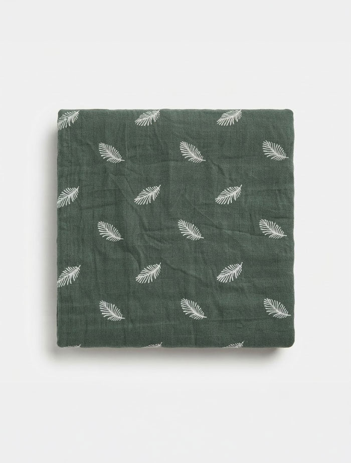 Forest Feather - Muslin Swaddle