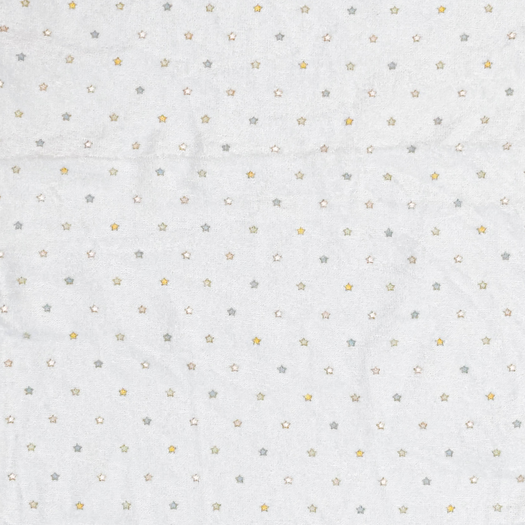 BLUE VELVET STAR SCALLOP HAND TOWEL