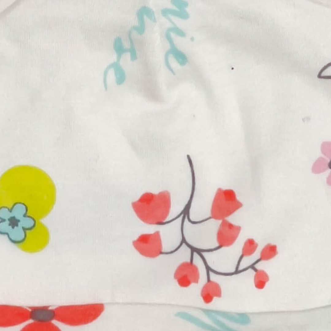 FLORAL PRINTED  CAP
