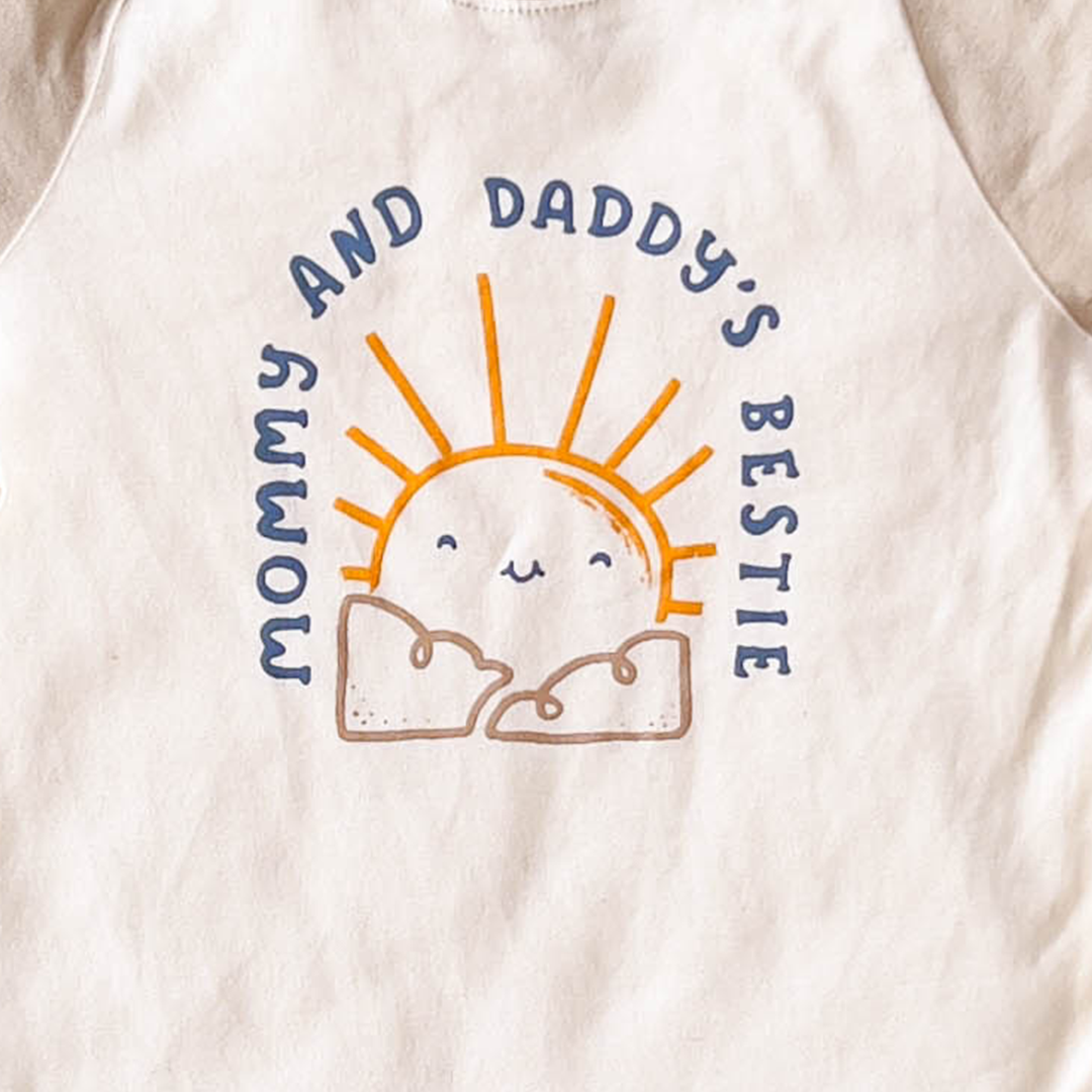 OFF WHITE PRINTED ONESIE