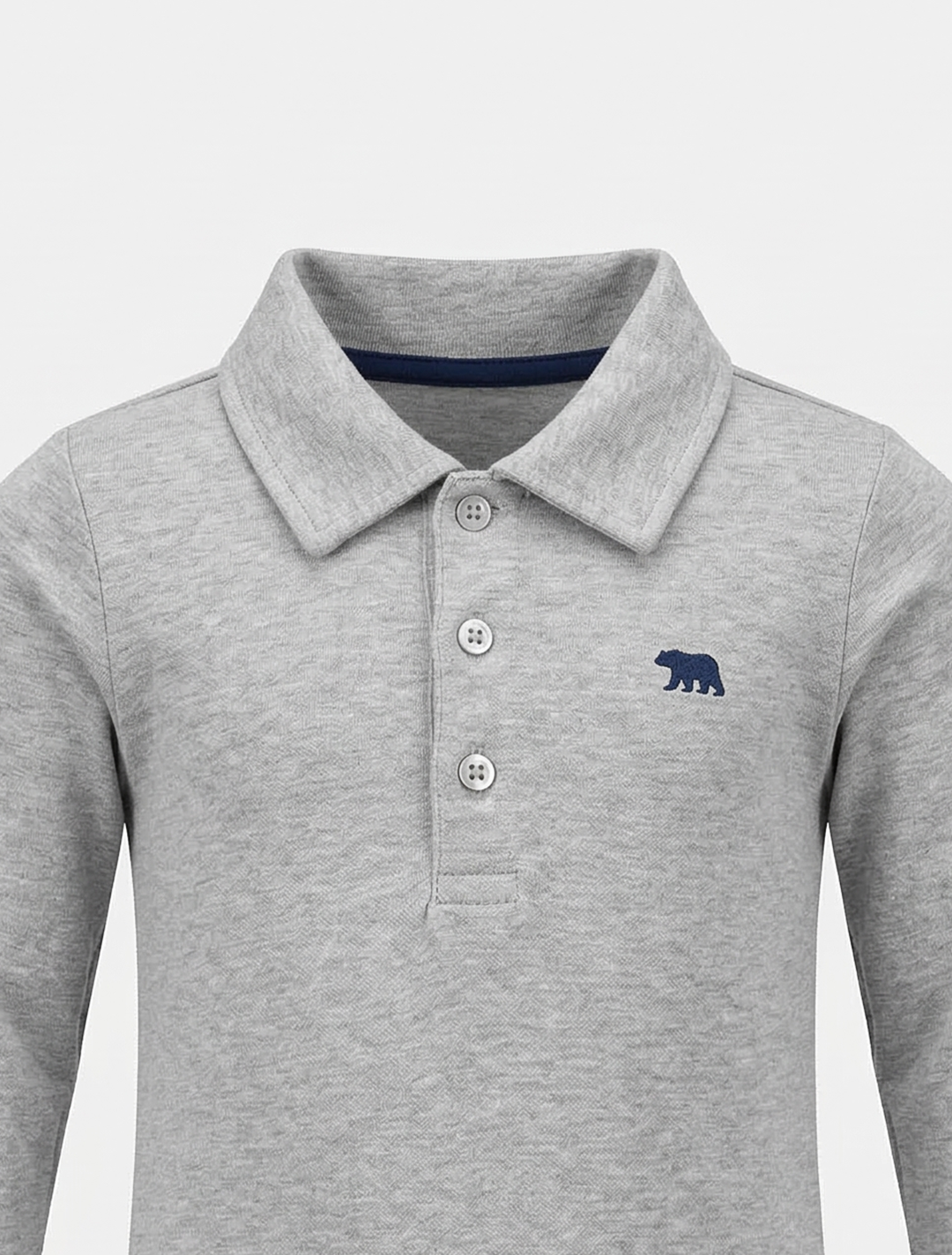 GREY COLLAR BOYS ONESIE