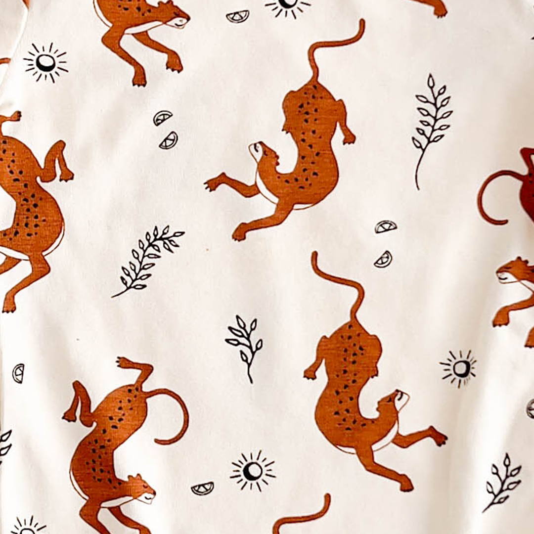 OFF WHITE PRINTED ONESIE