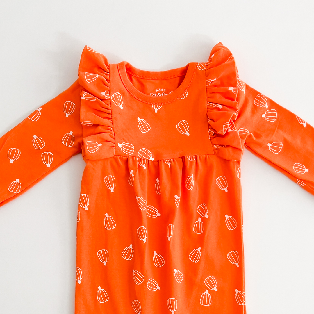 PUMKIN PATTERNED ROMPER