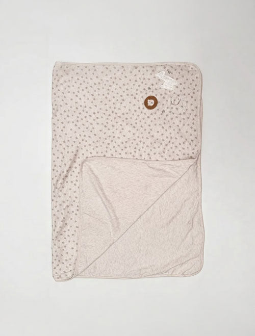 BEIGE SWADDLING CUM TOWEL
