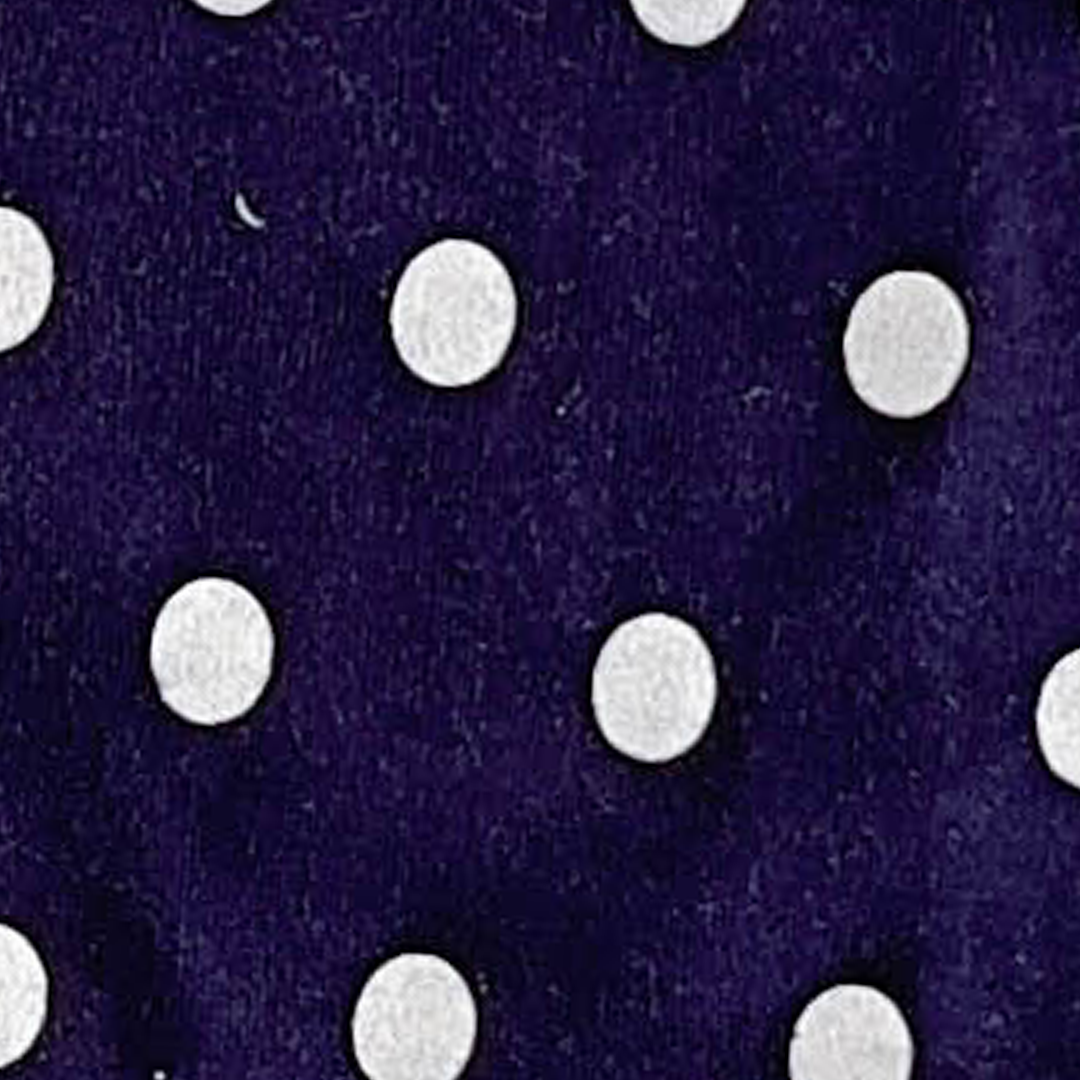 NAVY BLUE DOTTED BIBS