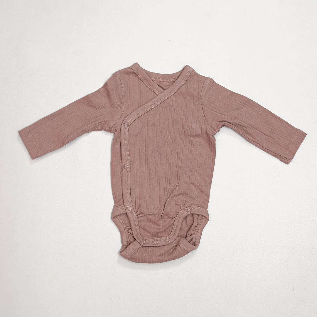 PREMIUM LAVENDER RIBBED ONESIE