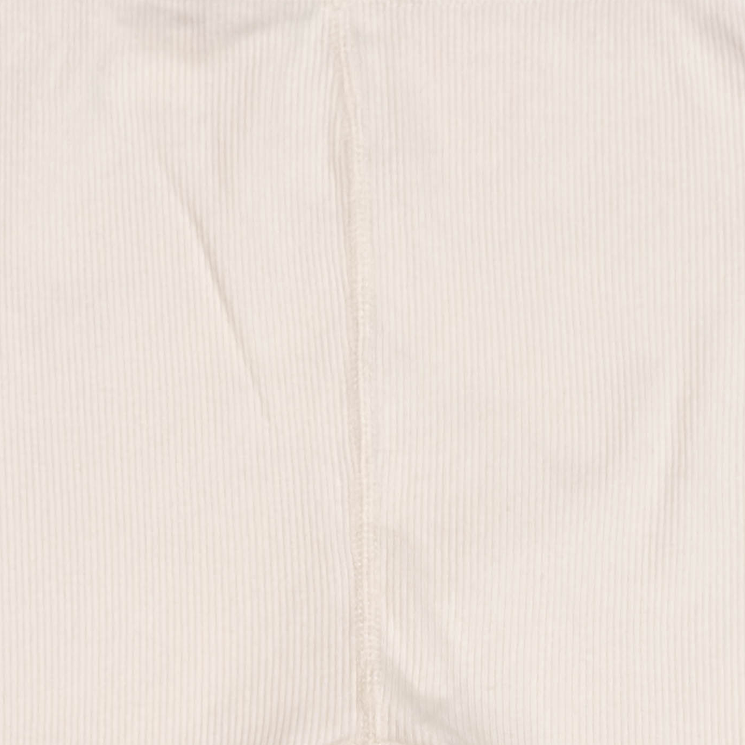 CREAM RIBBED PANT