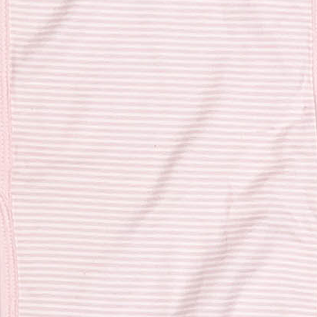 BABY PINK STRIPED BURP CLOTH