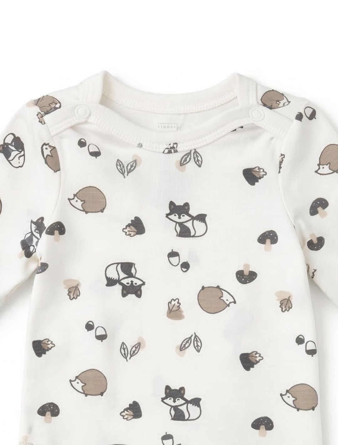 WHITE PRINTED ONESIE