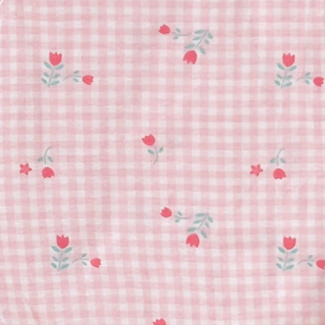 PINK FLORAL ONESIE