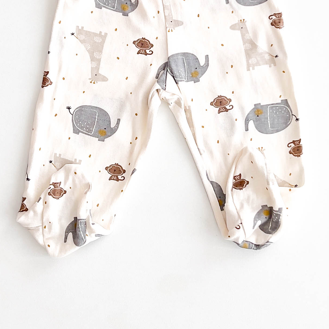 ELEPHANT PATTERNED PANTS WITH SOCKS