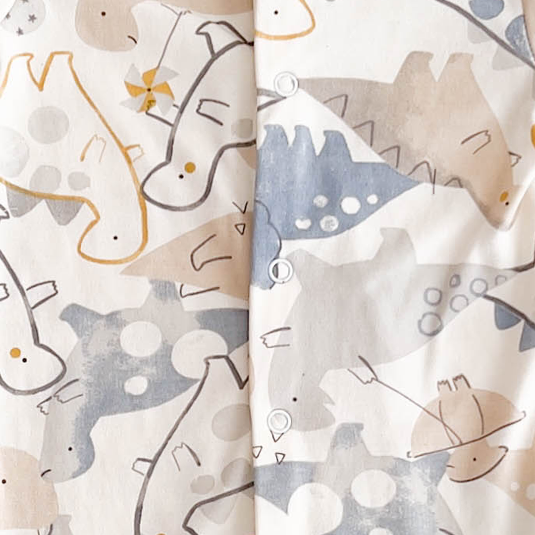 OFF WHITE PRINTED SLEEPSUIT