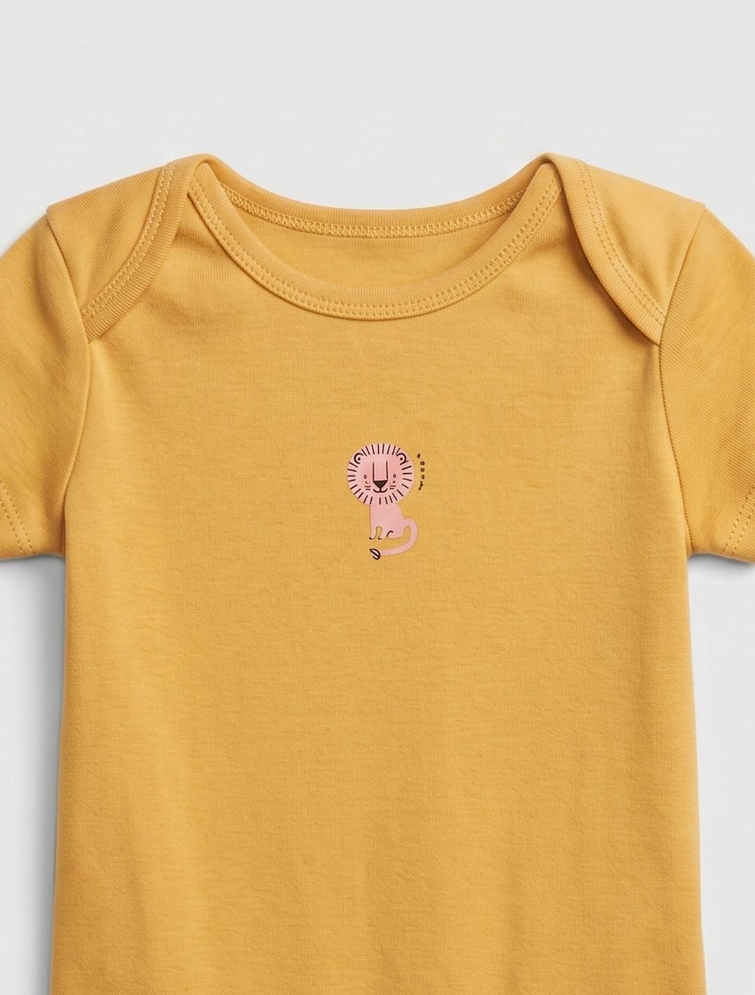 YELLOW PRINTED ONESIE