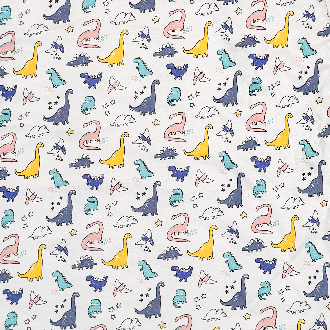 MULTICOLOUR DINO PRINTED SLEEPING BAG