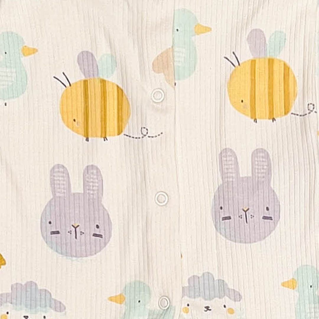 CUTE PRINTED RIBBED ANIMALS