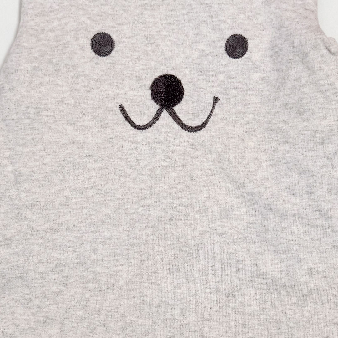 GREY SOFT SLEEPING BAG