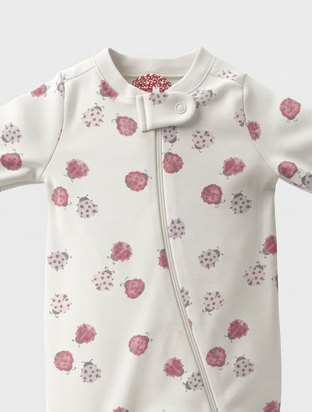 LADY BUG ZIPPER SLEEPSUIT