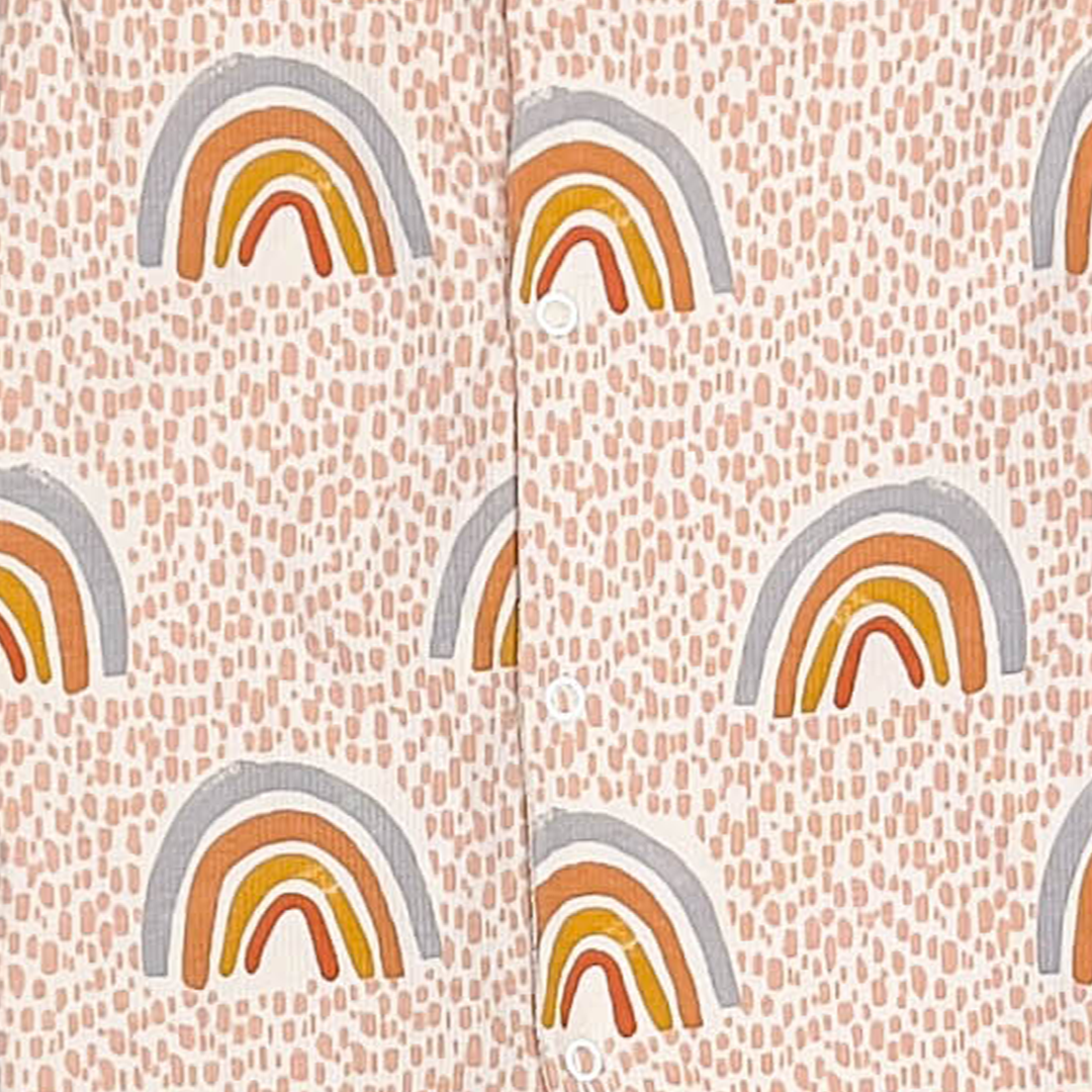 RAINBOW PATTERNED ROMPER