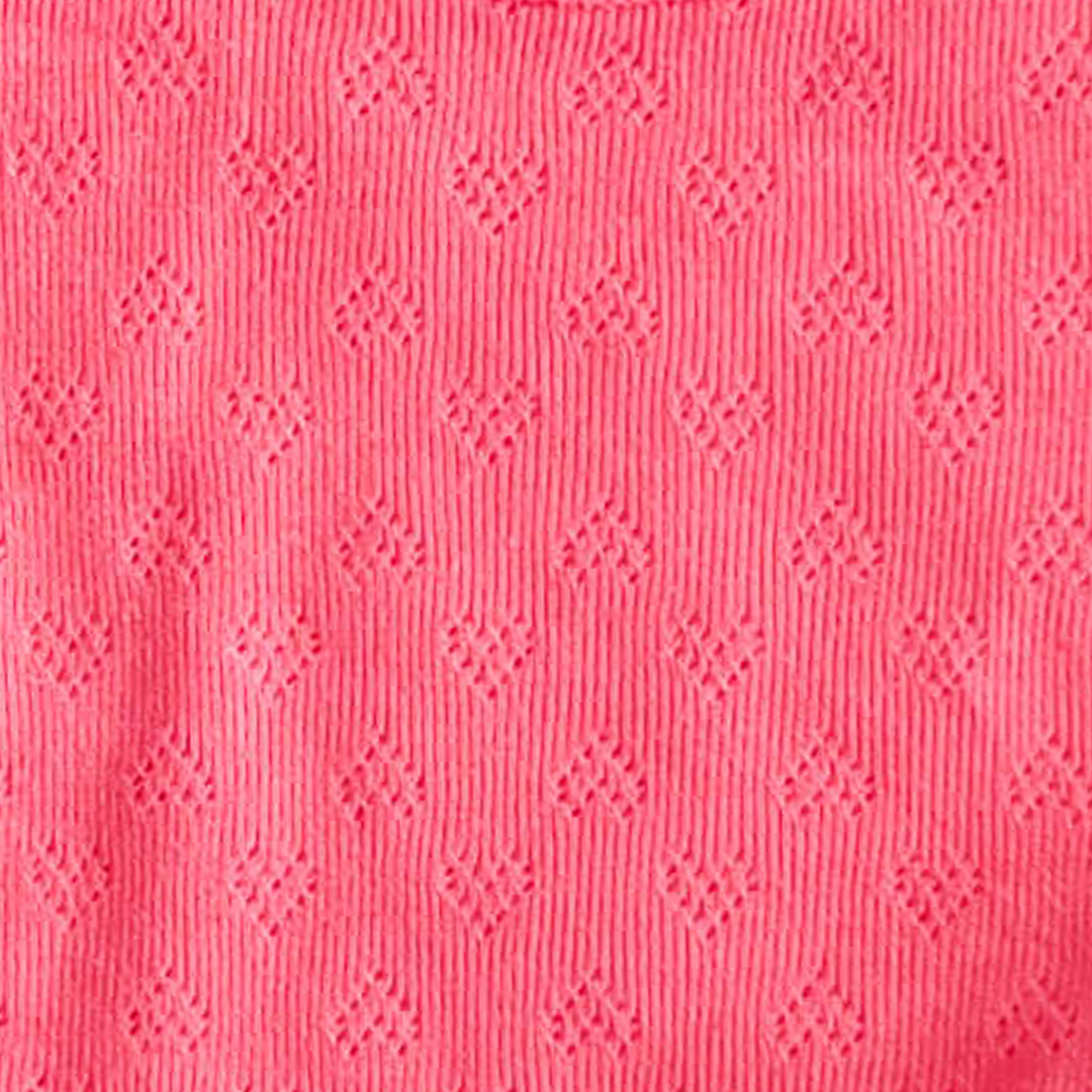 PINK GIRLS ROUND BIBS